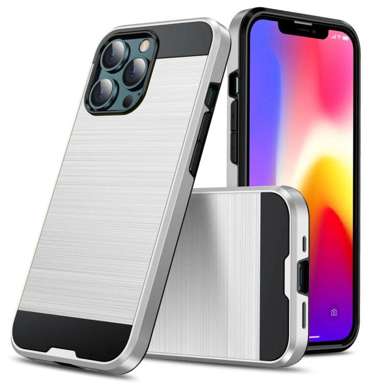 Brushed Texture Carbon Fiber TPU Case, For iPhone 13 mini, For iPhone... For iPhone 13 mini White