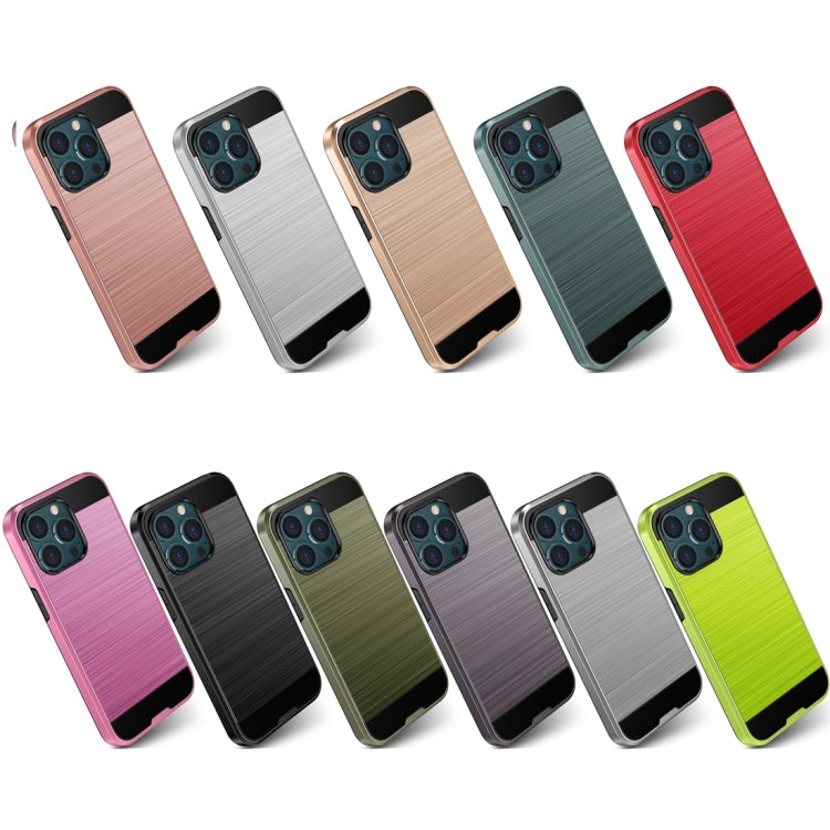 Brushed Texture Carbon Fiber TPU Case, For iPhone 13 mini, For iPhone...