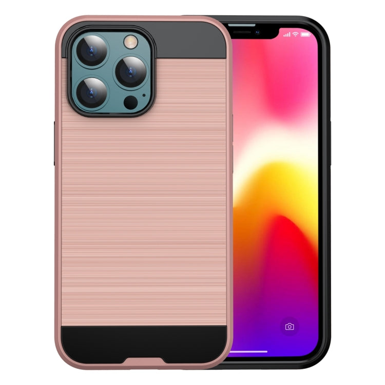 Brushed Texture Carbon Fiber TPU Case, For iPhone 13 mini, For iPhone...