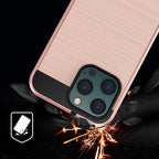 Brushed Texture Carbon Fiber TPU Case, For iPhone 13 mini, For iPhone...