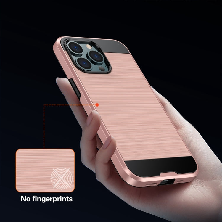 Brushed Texture Carbon Fiber TPU Case, For iPhone 13 mini, For iPhone...