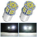 1 Pair E0052 9-14V 1156-54SMD-2835 6000K 1080LM White Light Car Decoding Turn Signal Reversing Light, E0052 – Waterproof, Ultra-thin E0052