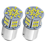 1 Pair E0052 9-14V 1156-54SMD-2835 6000K 1080LM White Light Car Decoding Turn Signal Reversing Light, E0052 – Waterproof, Ultra-thin