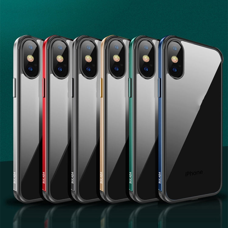 Shockproof Aviation Aluminum Metal Frame + Nano Glass + TPU Protective Case – Shockproof, TPU, For iPhone XR, For iPhone XS Max