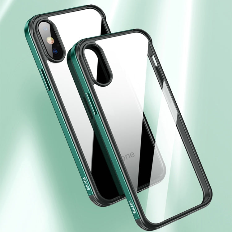 Shockproof Aviation Aluminum Metal Frame + Nano Glass + TPU Protective Case – Shockproof, TPU, For iPhone XR, For iPhone XS Max