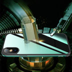 Shockproof Aviation Aluminum Metal Frame + Nano Glass + TPU Protective Case – Shockproof, TPU, For iPhone XR, For iPhone XS Max