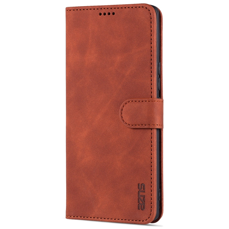 AZNS Skin Feel Calf Texture Horizontal Flip Leather Case with Card Slots & Holder & Wallet – Card Slot, Flip, Leather, For Honor 50, For Honor 50 Pro