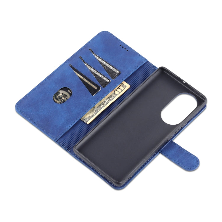 AZNS Skin Feel Calf Texture Horizontal Flip Leather Case with Card Slots & Holder & Wallet – Card Slot, Flip, Leather, For Honor 50, For Honor 50 Pro