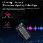 B800LI Clip-on HD Noise Reduction Recording Pen, Support TF Card & One-key Recording & OTG, 8GB, 16GB, 32GB, 128GB – 4K
