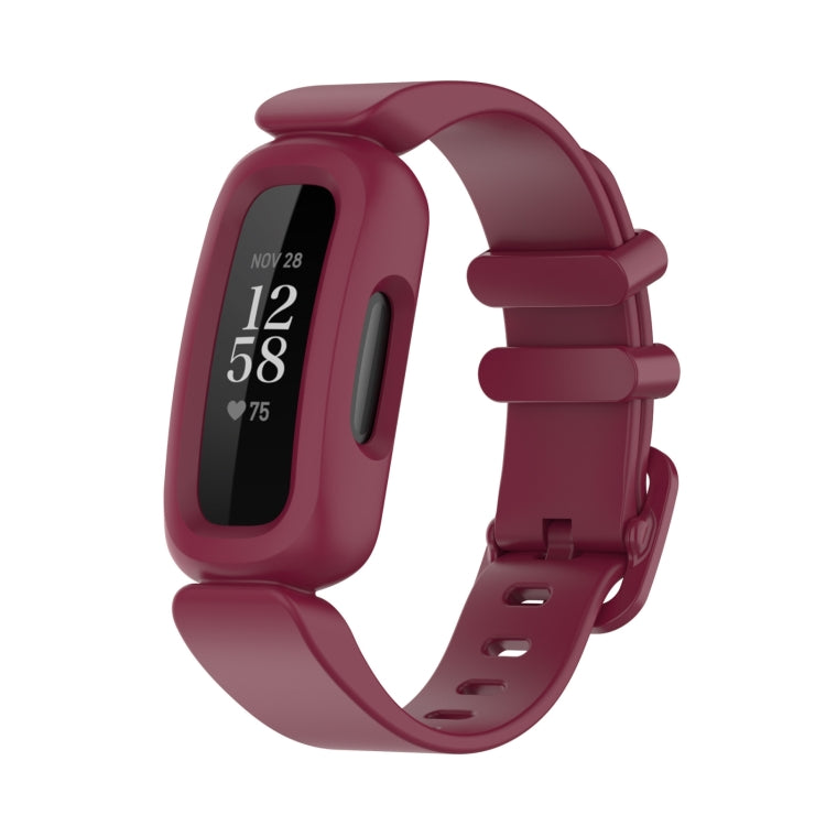 Watch Band – Silicone (Fitbit Ace 3) For Fitbit Ace 3 Inspire2 Wine Red
