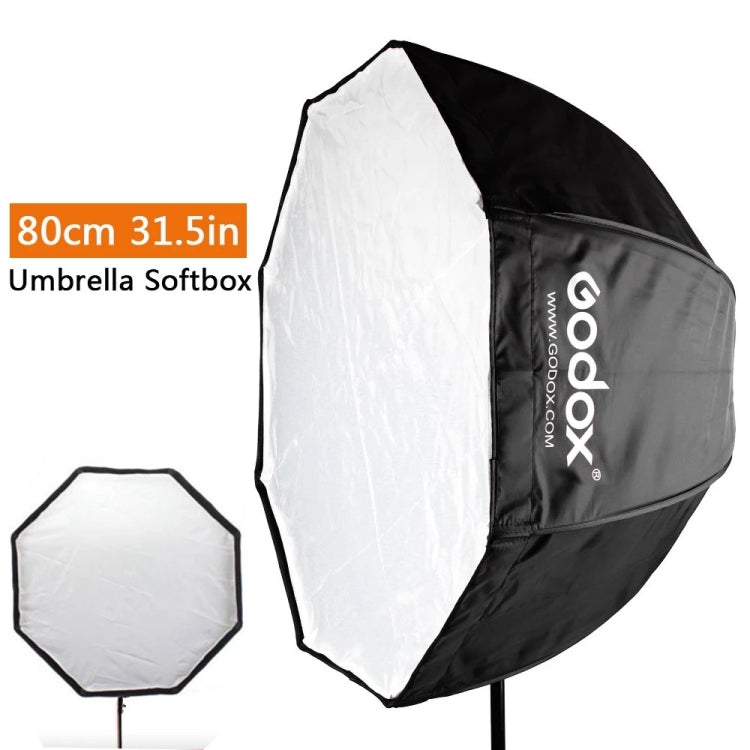 Godox Photo Studio Portable Octagon Speedlite Umbrella Softbox Reflector, 80cm, 95cm, 120cm – Durable Build, Easy to Use