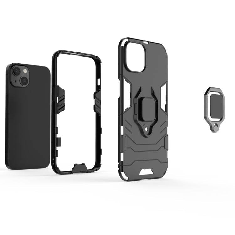 Shockproof PC + TPU Protective Case with Magnetic Ring Holder, For iPhone 13, For iPhone 13 Pro, For iPhone 13 Pro Max