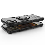 Shockproof PC + TPU Protective Case with Magnetic Ring Holder, For iPhone 13, For iPhone 13 Pro, For iPhone 13 Pro Max