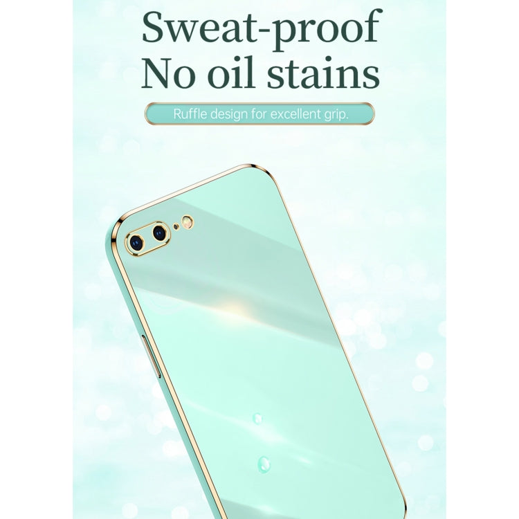 XINLI Straight Edge 6D Electroplate TPU Phone Case, For iPhone 6 / 6s, For iPhone 6 Plus / 6s Plus, For iPhone SE 2022 / SE 2020 / 8 / 7