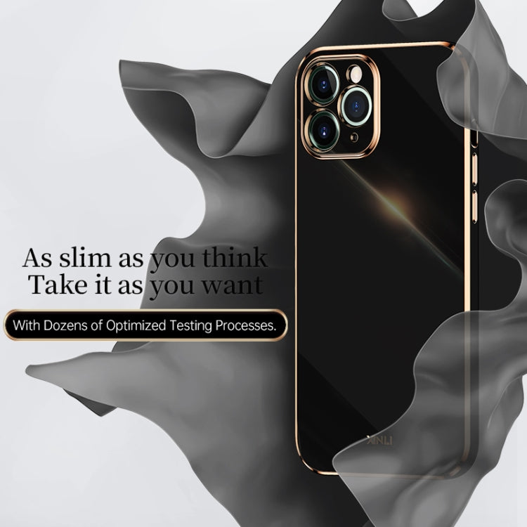 XINLI Straight Edge 6D Electroplate TPU Phone Case, For iPhone 12, For iPhone 12 mini, For iPhone 12 Pro Max