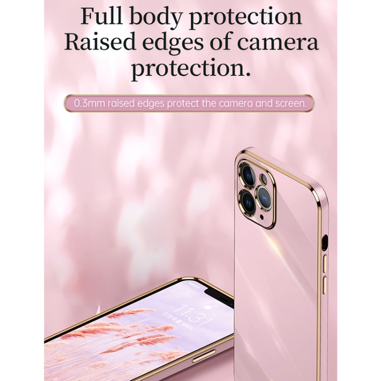 XINLI Straight Edge 6D Electroplate TPU Phone Case, For iPhone 12, For iPhone 12 mini, For iPhone 12 Pro Max