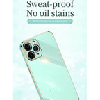 XINLI Straight Edge 6D Electroplate TPU Phone Case, For iPhone 12, For iPhone 12 mini, For iPhone 12 Pro Max
