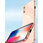 XINLI Straight Edge 6D Electroplate TPU Phone Case, For iPhone X, For iPhone XR, For iPhone XS