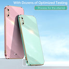XINLI Straight Edge 6D Electroplate TPU Phone Case, For iPhone XS Max, For iPhone 8 Plus / 7 Plus, For iPhone 12 Pro