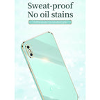 XINLI Straight Edge 6D Electroplate TPU Phone Case, For iPhone XS Max, For iPhone 8 Plus / 7 Plus, For iPhone 12 Pro