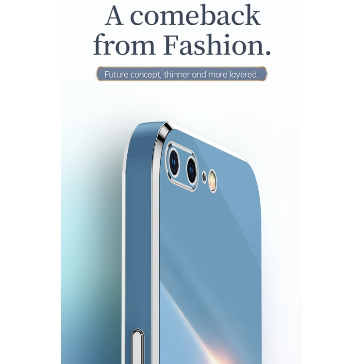 XINLI Phone Case – Straight Edge 6D Electroplate TPU Phone Case with Ring Holder, For... (iPhone 6)