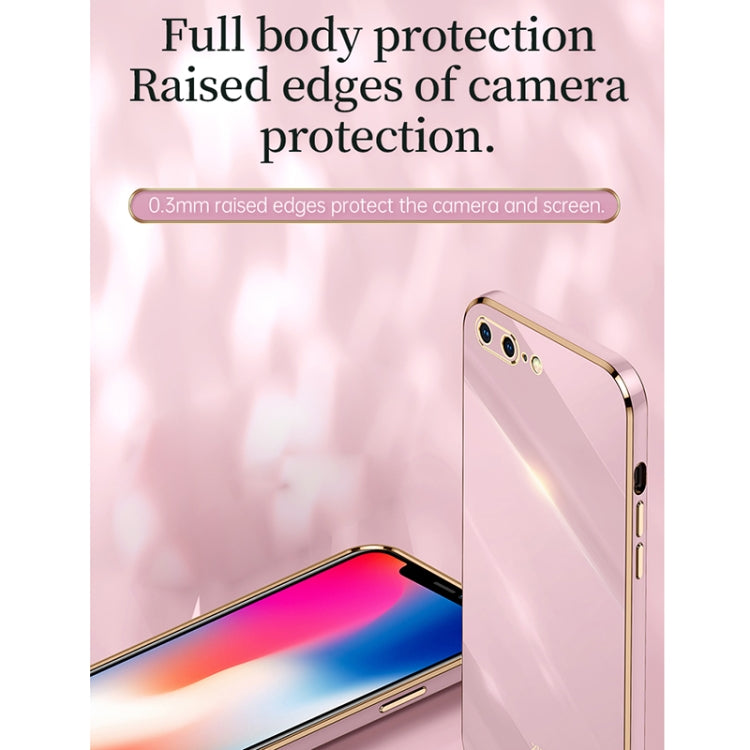 XINLI Phone Case – Straight Edge 6D Electroplate TPU Phone Case with Ring Holder, For... (iPhone SE 2022)