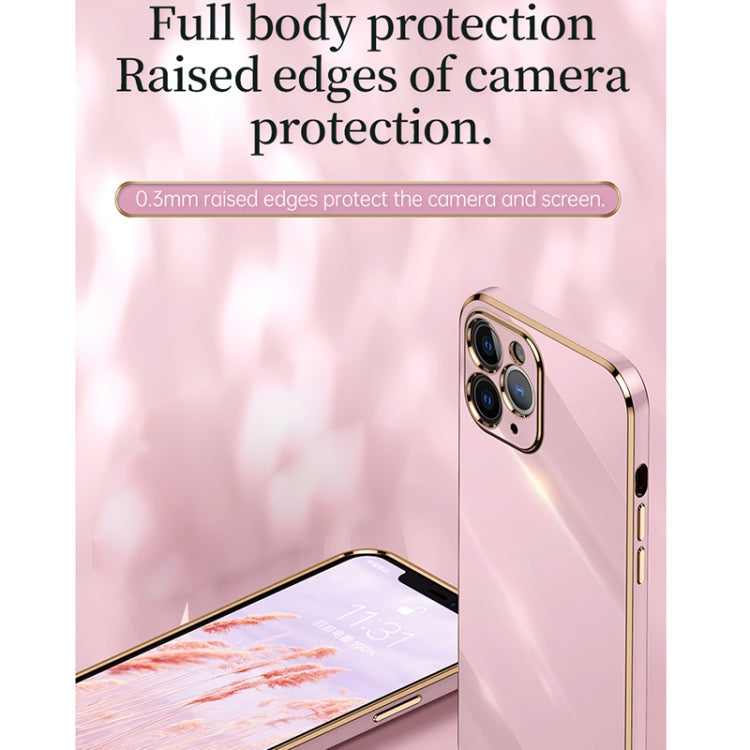 XINLI Phone Case – Straight Edge 6D Electroplate TPU Phone Case with Ring Holder, For... (iPhone 11 Pro Max)