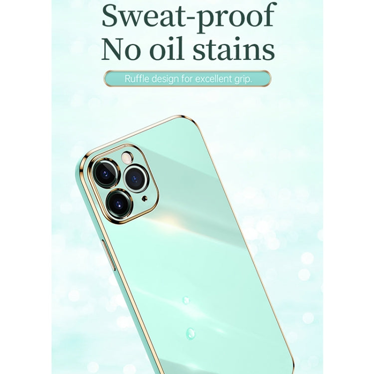 XINLI Phone Case – Straight Edge 6D Electroplate TPU Phone Case with Ring Holder, For... (iPhone 11 Pro Max)