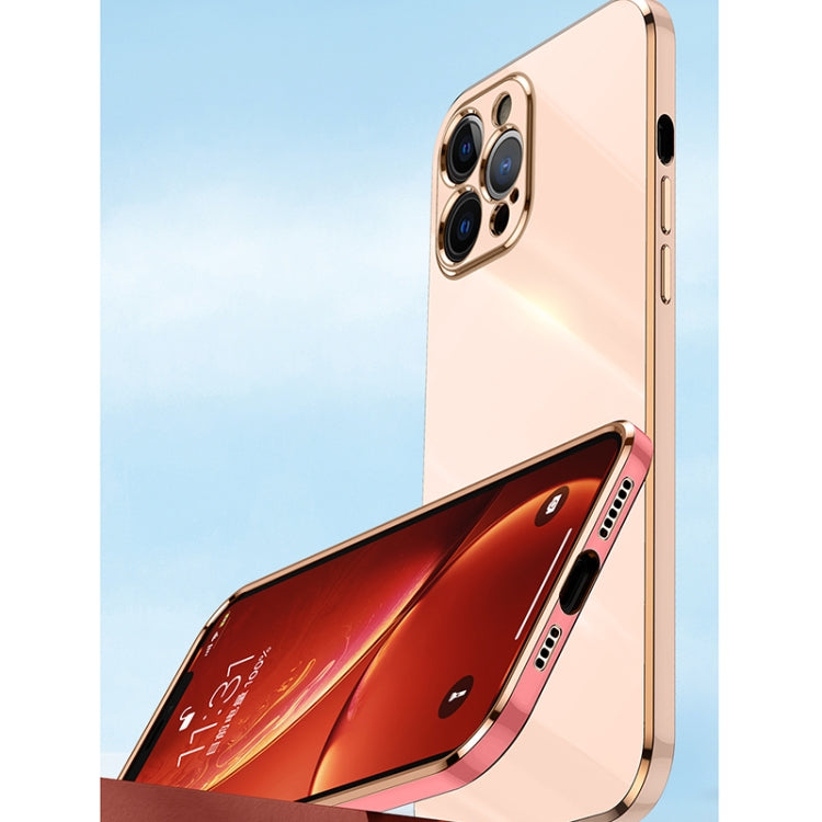 XINLI Phone Case – Straight Edge 6D Electroplate TPU Phone Case with Ring Holder, For... (iPhone 12 Pro)