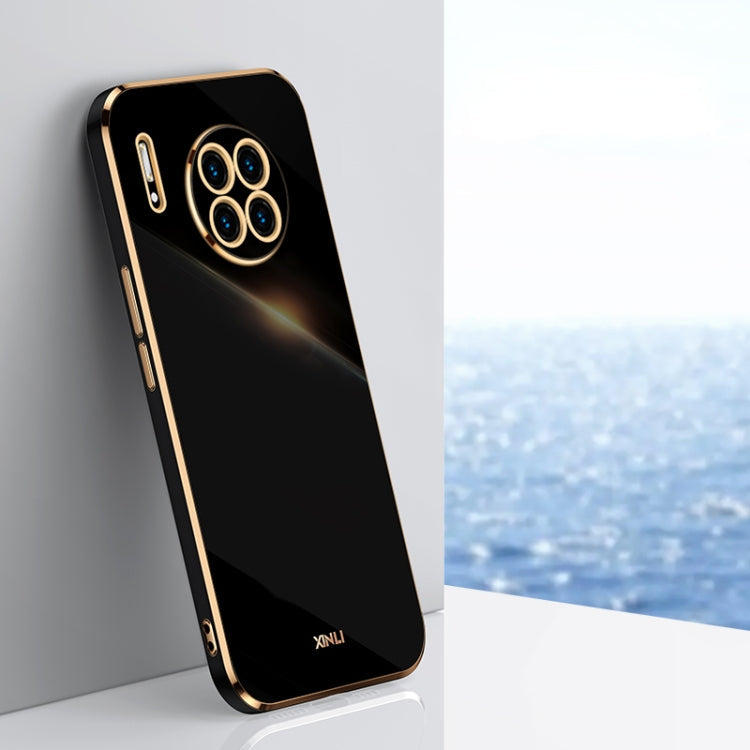 XINLI Straight Edge 6D Electroplate TPU Phone Case – TPU, For Huawei Mate 30, For Huawei Mate 30 Pro, For Huawei Mate 40