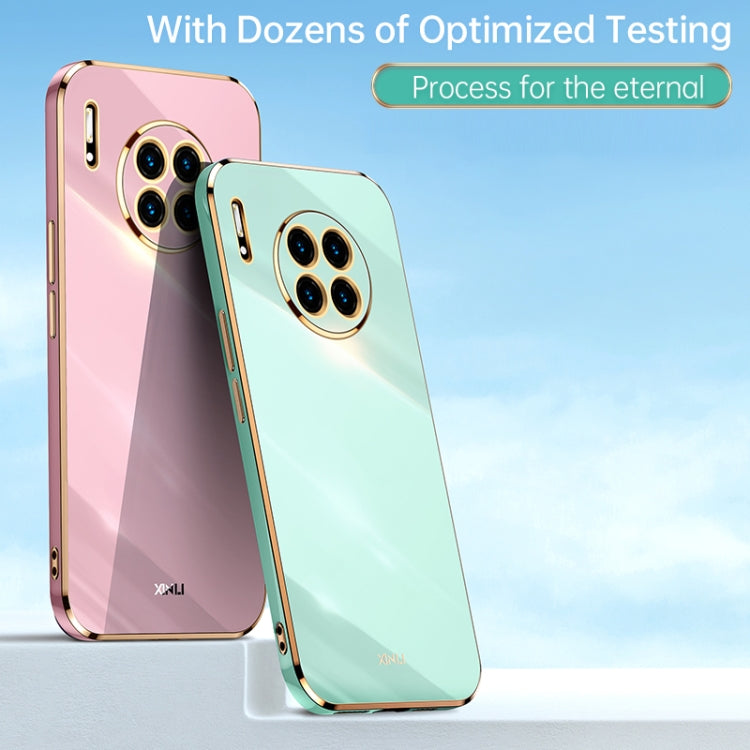 XINLI Straight Edge 6D Electroplate TPU Phone Case – TPU, For Huawei Mate 30, For Huawei Mate 30 Pro, For Huawei Mate 40