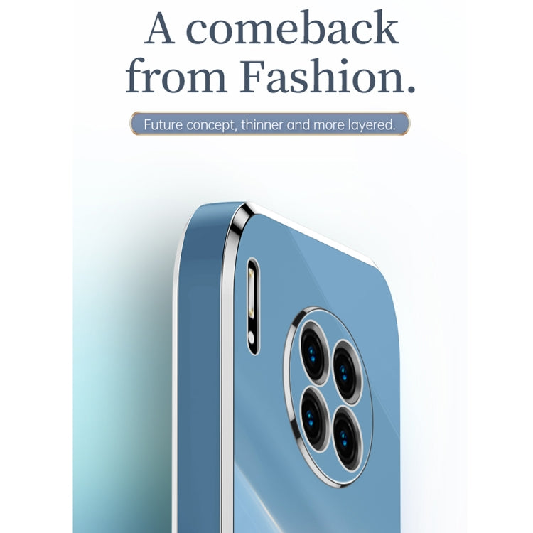 XINLI Straight Edge 6D Electroplate TPU Phone Case – TPU, For Huawei Mate 30, For Huawei Mate 30 Pro, For Huawei Mate 40