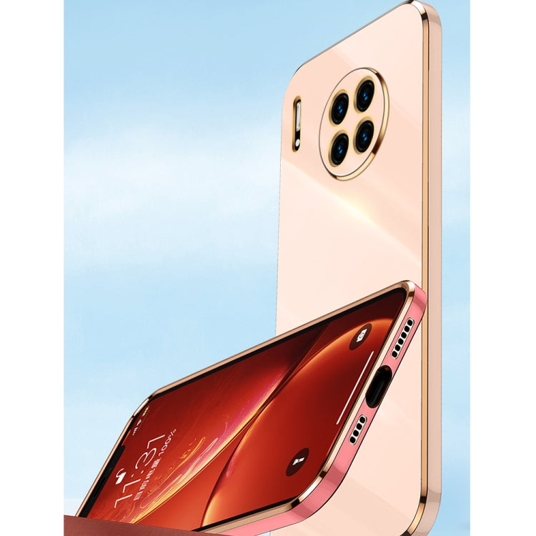 XINLI Straight Edge 6D Electroplate TPU Phone Case – TPU, For Huawei Mate 30, For Huawei Mate 30 Pro, For Huawei Mate 40