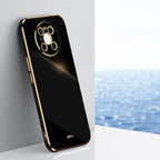XINLI Straight Edge 6D Electroplate TPU Phone Case – TPU, For Huawei Mate 40 Pro, For Huawei nova 6 5G, For Huawei nova 6 SE