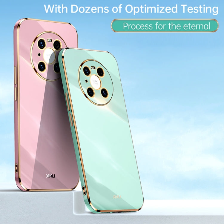 XINLI Straight Edge 6D Electroplate TPU Phone Case – TPU, For Huawei Mate 40 Pro, For Huawei nova 6 5G, For Huawei nova 6 SE
