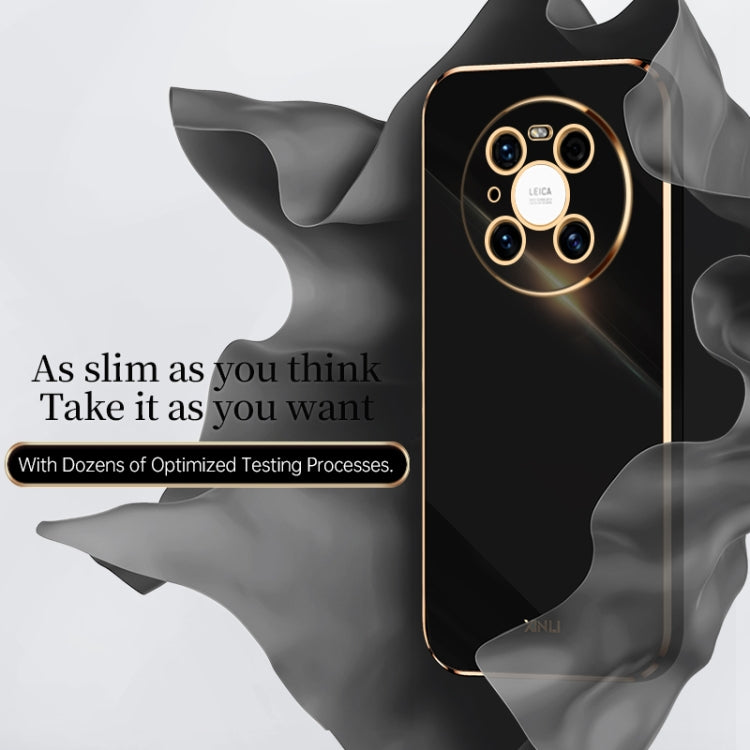 XINLI Straight Edge 6D Electroplate TPU Phone Case – TPU, For Huawei Mate 40 Pro, For Huawei nova 6 5G, For Huawei nova 6 SE