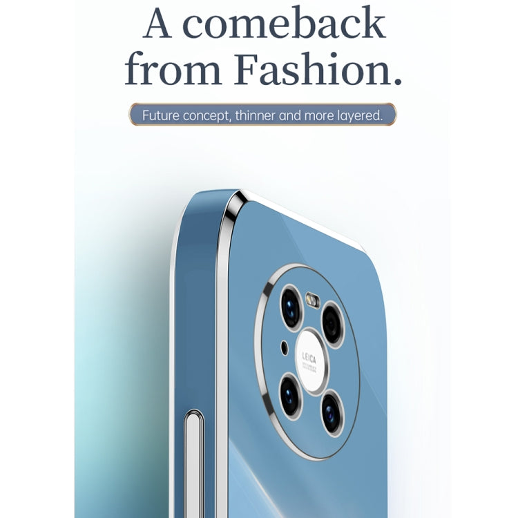 XINLI Straight Edge 6D Electroplate TPU Phone Case – TPU, For Huawei Mate 40 Pro, For Huawei nova 6 5G, For Huawei nova 6 SE
