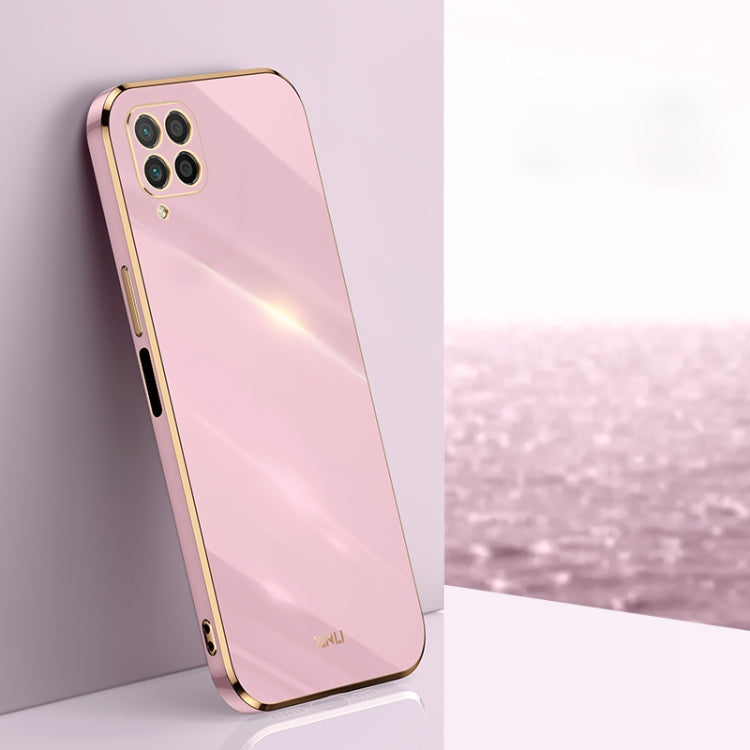 XINLI Straight Edge 6D Electroplate TPU Phone Case – TPU, For Huawei Mate 40 Pro, For Huawei nova 6 5G, For Huawei nova 6 SE For Huawei nova 6 SE Cherry Purple