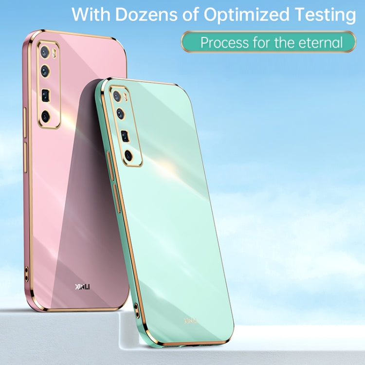 XINLI Straight Edge 6D Electroplate TPU Phone Case – TPU, For Huawei nova 7 5G, For Huawei nova 7 Pro 5G, For Huawei nova 7 SE