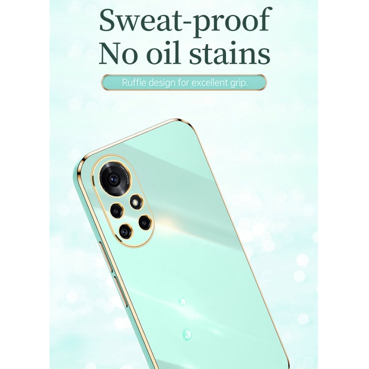 XINLI Straight Edge 6D Electroplate TPU Phone Case – TPU, For Huawei nova 8 Pro 5G, For Huawei nova 8 SE, For Huawei P30