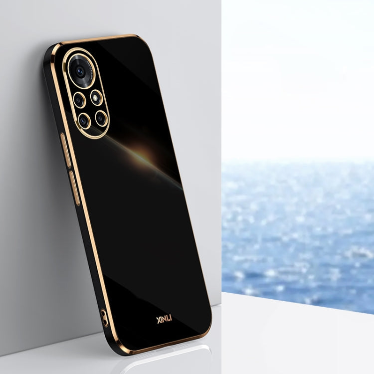 XINLI Straight Edge 6D Electroplate TPU Phone Case – TPU, For Huawei nova 8 Pro 5G, For Huawei nova 8 SE, For Huawei P30