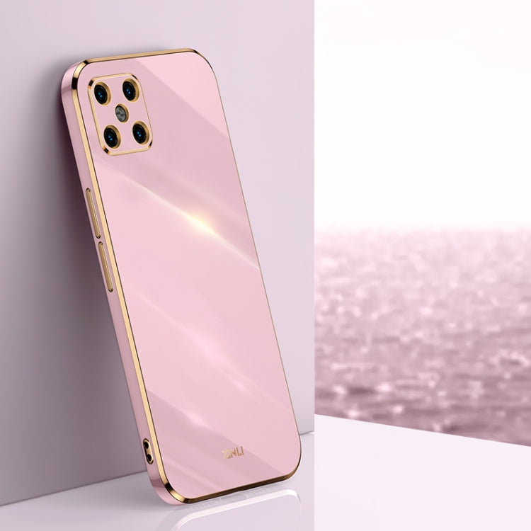 XINLI Straight Edge 6D Electroplate TPU Phone Case – TPU, For Huawei nova 8 Pro 5G, For Huawei nova 8 SE, For Huawei P30 For Huawei nova 8 SE Cherry Purple