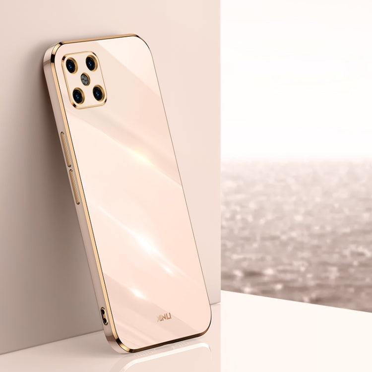 XINLI Straight Edge 6D Electroplate TPU Phone Case – TPU, For Huawei nova 8 Pro 5G, For Huawei nova 8 SE, For Huawei P30 For Huawei nova 8 SE Pink