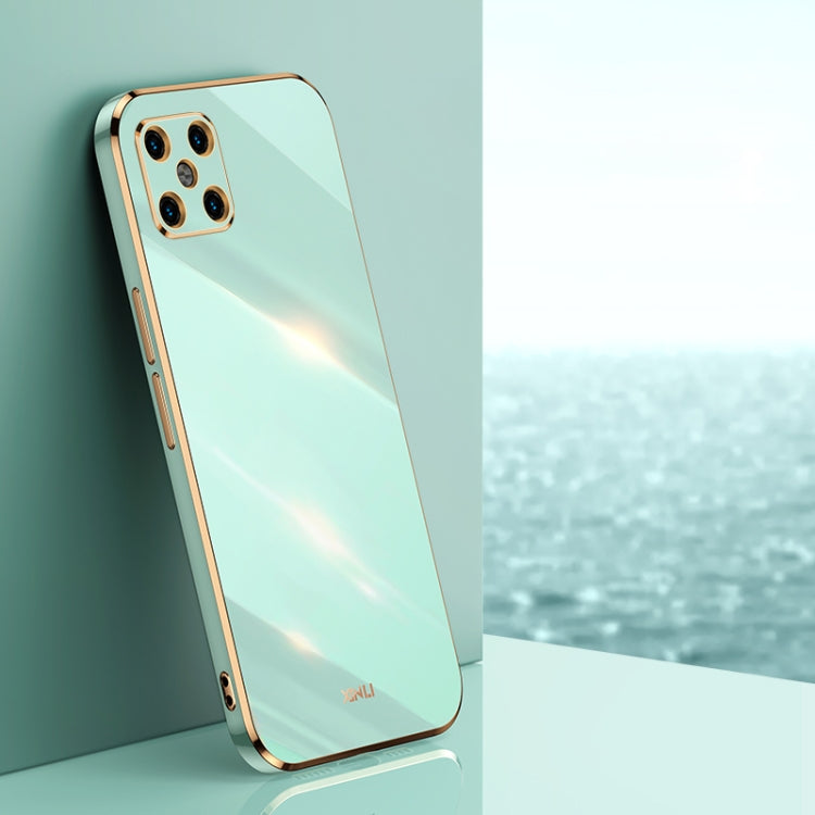 XINLI Straight Edge 6D Electroplate TPU Phone Case – TPU, For Huawei nova 8 Pro 5G, For Huawei nova 8 SE, For Huawei P30 For Huawei nova 8 SE Mint Green