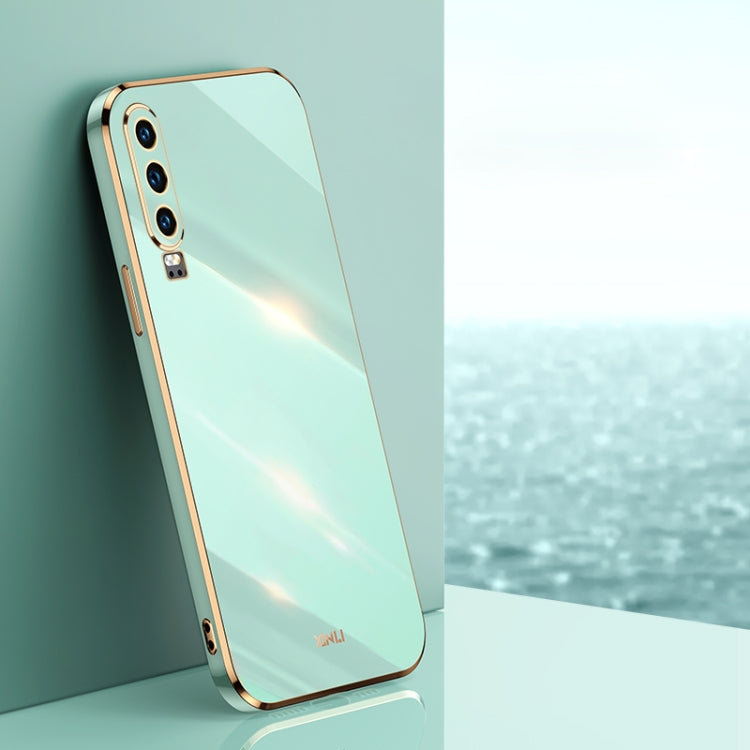 XINLI Straight Edge 6D Electroplate TPU Phone Case – TPU, For Huawei nova 8 Pro 5G, For Huawei nova 8 SE, For Huawei P30 For Huawei P30 Mint Green