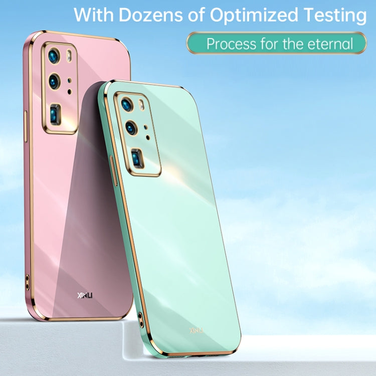 XINLI Straight Edge 6D Electroplate TPU Phone Case – TPU, For Huawei P40 Pro, For Honor 20, For Honor 20 Pro