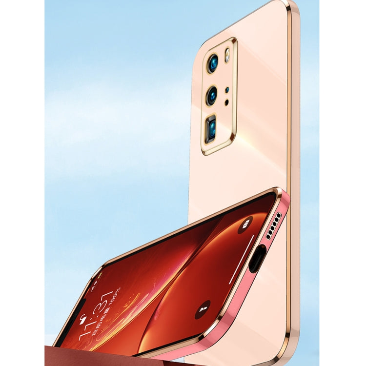 XINLI Straight Edge 6D Electroplate TPU Phone Case – TPU, For Huawei P40 Pro, For Honor 20, For Honor 20 Pro