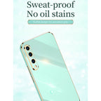 XINLI Straight Edge 6D Electroplate TPU Phone Case – TPU, For Honor 20 Lite, For Honor 30, For Honor 30 Pro