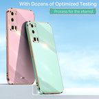 XINLI Straight Edge 6D Electroplate TPU Phone Case – TPU, For Honor 30S, For Honor 30 Youth, For Honor 50 Pro