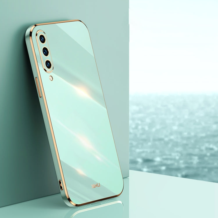 XINLI Straight Edge 6D Electroplate TPU Phone Case – TPU, For Honor 50 SE, For Honor Play 3, For Honor Play 5T Youth For Honor Play 3 Mint Green